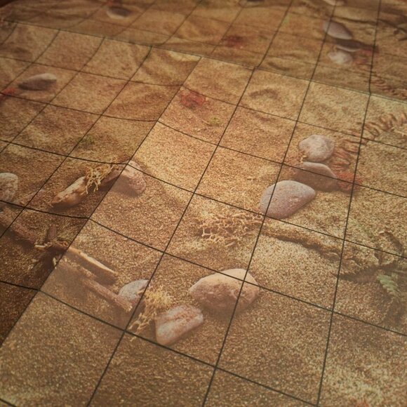 Milton Bradley Battle Tank Board Army Strategy Paper Grid 1975 Large Replacement - Picture 4 of 9